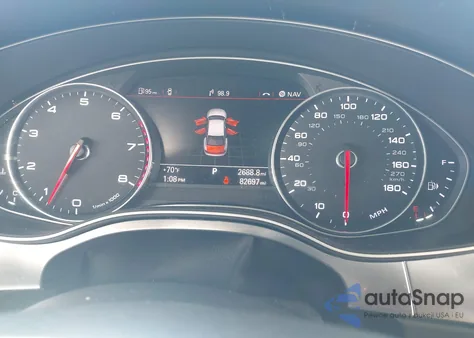 2014 Audi A6 3.0T Premium Plus z USA, uszkodzony, nr VIN WAUFGAFC9EN144165